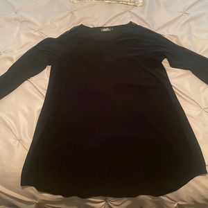 Sympli solid black tunic size 18